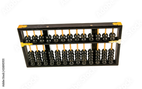 Photo: Isolated abacus Isolated abacus