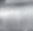 Brushed silver metal.