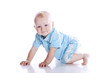 Photo of adorable young boy on white background Photo of adorable young boy on white background