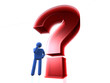 Illustration: Thinking time - question mark Thinking time - question mark
