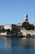 Krk town wall and cathedral, Croatia Krk town wall and cathedral, Croatia
