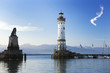 old port entry on the blue sky
