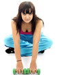 Young Woman Exercising. Model Released