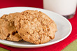 Oatmeal cookies with milk Oatmeal cookies with milk