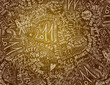 2011 sketchy & doodles gold background