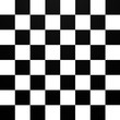 A chessboard pattern from top - 3d image