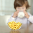 Little boy drinking milk Little boy drinking milk