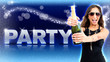 Party Champagner blue Party Champagner blue