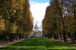 Paris en automne,  jardin du luxembourg et  Panthéon