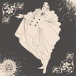 Baron vector background aristocrat hand draw