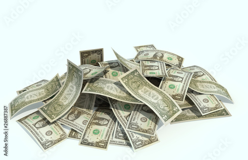 Illustration: pile of dollars pile of dollars