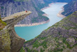 Picturesque Norway landscape.Trolltunga