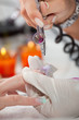 Photo: Airbrushing fingernails Airbrushing fingernails