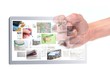 Writing with an interactive pen on a touchpad