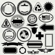 Stamps Templates elements separated Stamps Templates elements separated