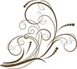decorative branch vectorized