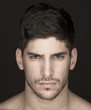 Young man's face