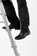 Man on step ladder