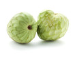 ripe Cherimoya fruit isolated on white