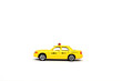Foto: New York Taxi von der Seite isoliert auf weiß New York Taxi von der Seite isoliert auf weiß