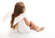 Little angel thinking