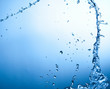 splashing water