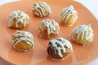 Cookies on plate isolated