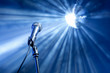 microphone on stage