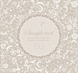 Frame with floral design