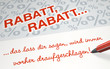 Rabatt, Rabatt das lass dir sagen ...