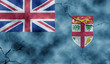 Grungy Fijian Flag