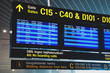 Flight information board Flight information board
