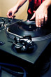 Hip-hop dj scratching the vinyl Hip-hop dj scratching the vinyl