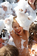 Children at pool party
