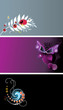 Business cards set