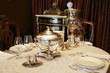 Antique place setting