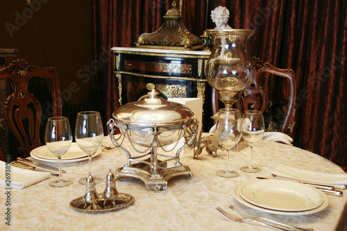 Photo: Antique place setting Antique place setting