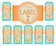 7 labels: Banana, grapes, apple, strawberry, cherry, lemon, mapl 7 labels: Banana, grapes, apple, strawberry, cherry, lemon, mapl