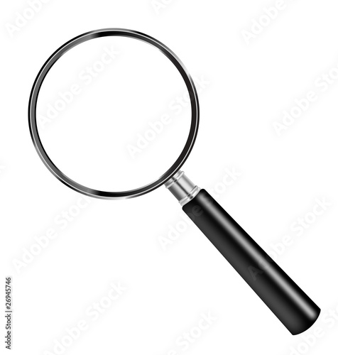 Illustration: magnifying glass loupe to magnify enlarge isolated magnifying glass loupe to magnify enlarge isolated