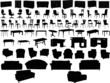 furniture collection - vector furniture collection - vector