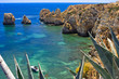 Algarve rock - coast in Portugal Algarve rock - coast in Portugal