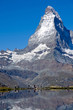 Tourists in front of the Matterhorn