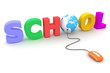 Illustration: Browse the Colourful School - Blue Globe Browse the Colourful School - Blue Globe