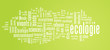 ecologie sur fond vert