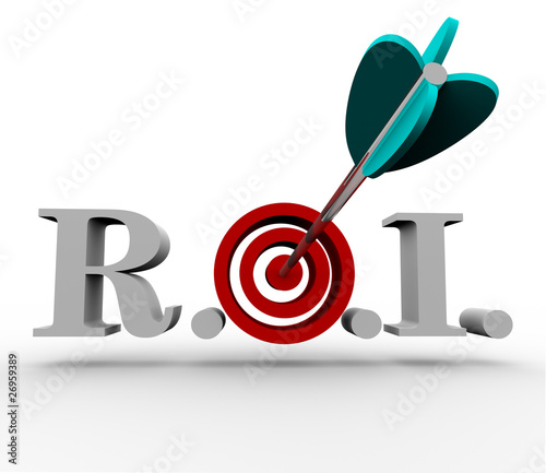 Illustration: Return on Investment - Arrow and Target Return on Investment - Arrow and Target