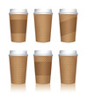 Coffee cup vector templates Coffee cup vector templates