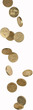 falling pound coins