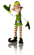 Images : santa helper hello reflection