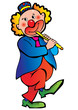 Funny clown. Vector art-illustration on a white background. Funny clown. Vector art-illustration on a white background.