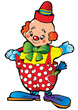 Funny clown. Vector art-illustration on a white background. Funny clown. Vector art-illustration on a white background.